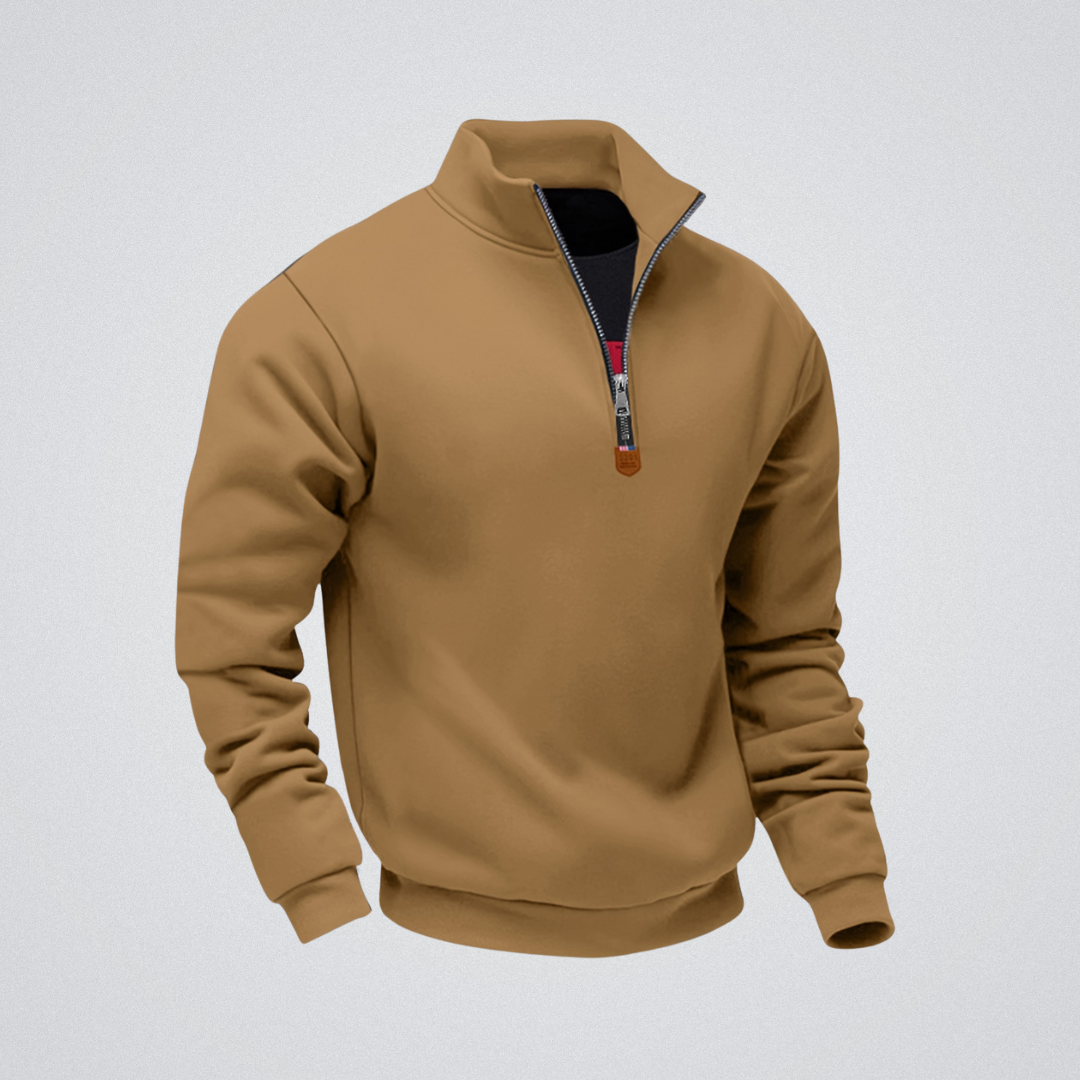 Leo | Sudadera con cremallera y cuello alto: calidez, elegancia y comodidad para el día a día