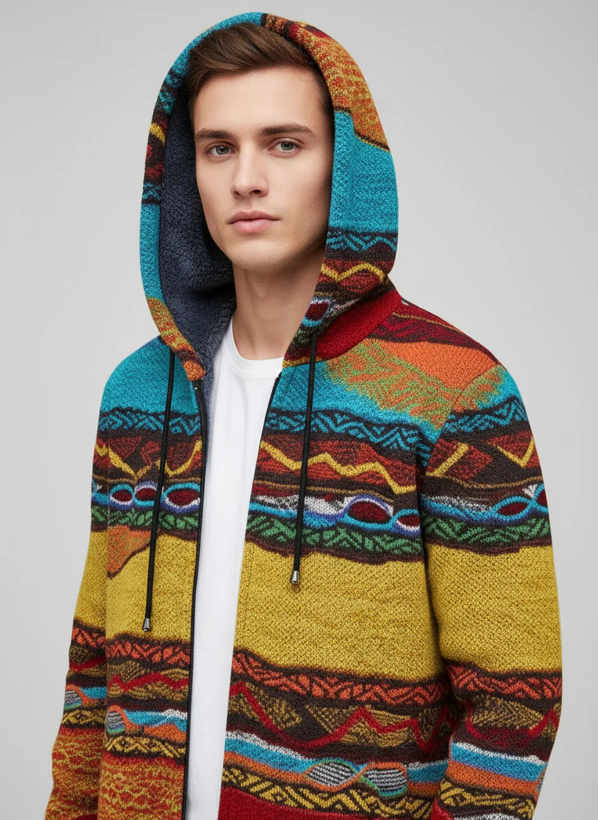 Viviana - Cárdigan de lujo inspirado en el arte